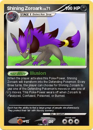 Pokemon Shining Zoroark
