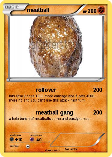 Pokemon meatball