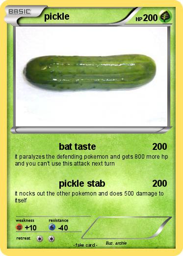 Pokemon pickle