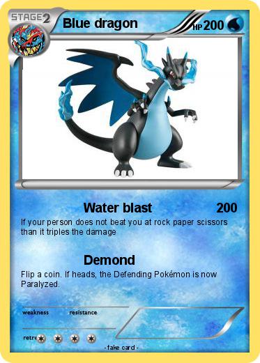 Pokemon Blue dragon