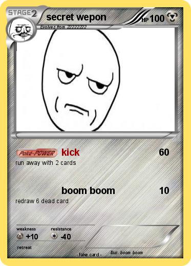 Pokemon secret wepon