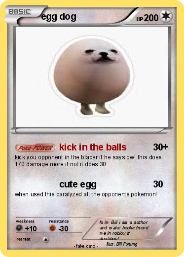 Pokemon egg dog