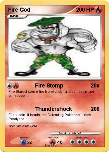 Pokemon Fire God