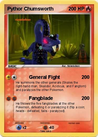 Pokemon Pythor Chumsworth