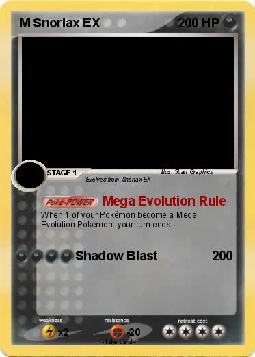 Pokemon M Snorlax EX