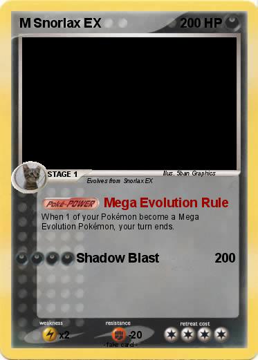 Pokemon M Snorlax EX