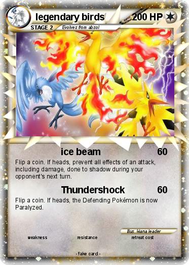 Pokemon legendary birds