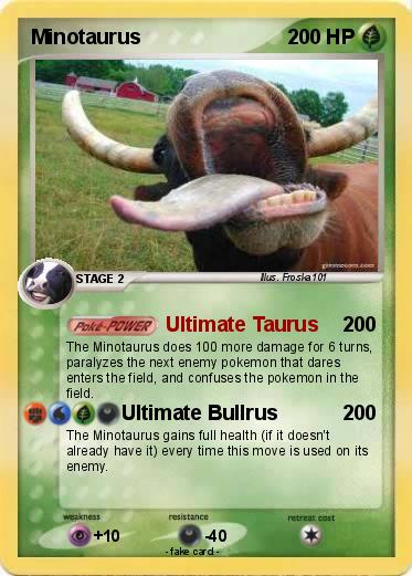 Pokemon Minotaurus
