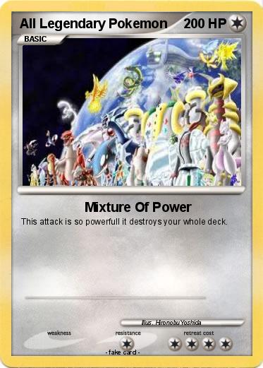 Pokemon All Legendary Pokemon
