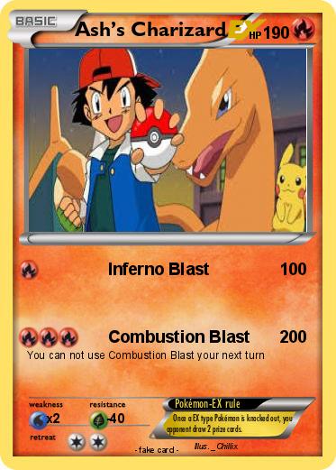 Pokemon Ash’s Charizard