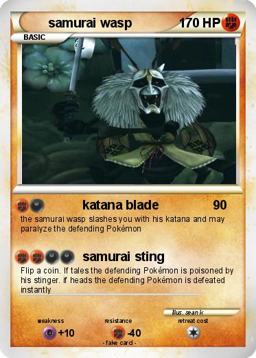 Pokemon samurai wasp