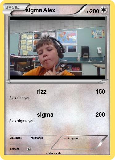 Pokemon sigma Alex