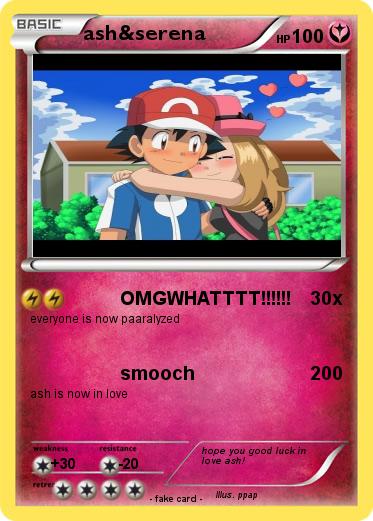Pokemon ash&serena