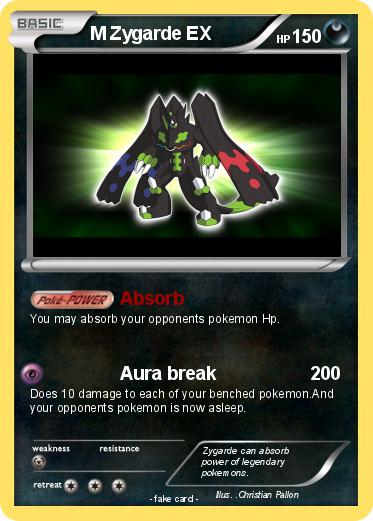 Pokemon M Zygarde EX