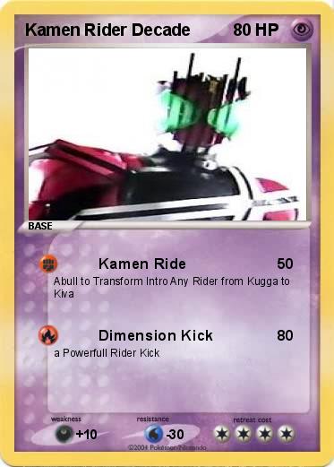 Pokemon Kamen Rider Decade