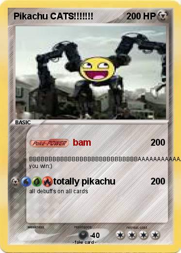 Pokemon Pikachu CATS!!!!!!!