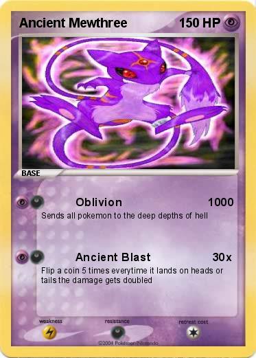 Pokemon Ancient Mewthree
