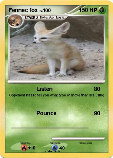 Pokemon Fennec fox