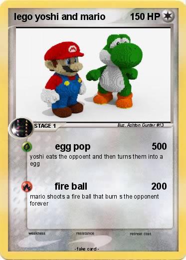 Pokemon lego yoshi and mario
