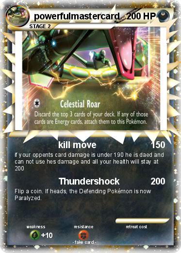 Pokemon powerfulmastercard