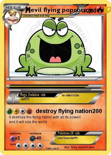 Pokemon evil flying popcorn juice