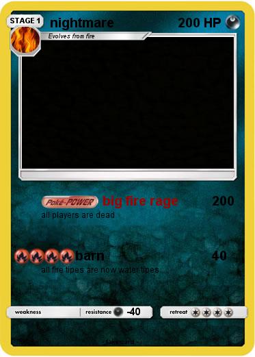 Pokemon nightmare