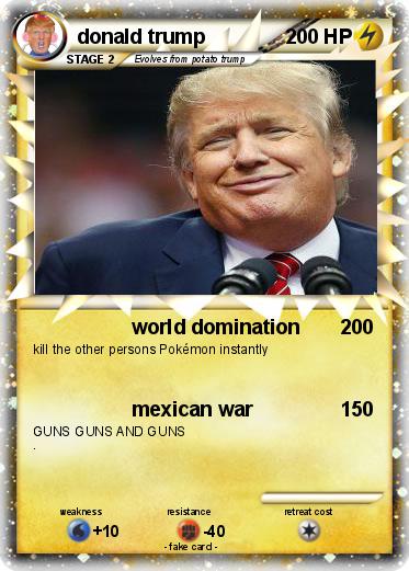 Pokemon donald trump