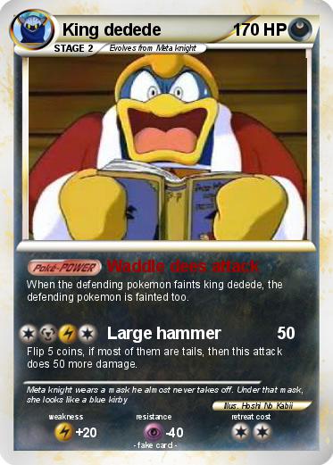Pokemon King dedede