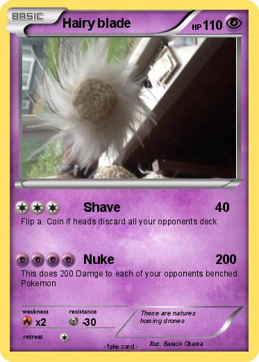 Pokemon Hairy blade