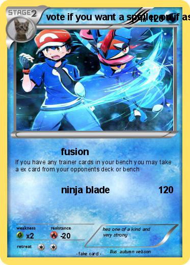 Pokemon vote if you want a spoiler on if ash wins the kalos league or if you like ash greninja