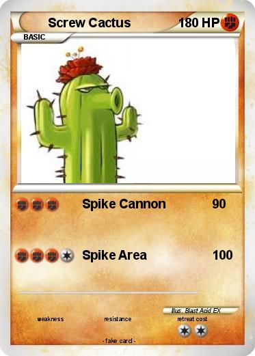 Pokemon Screw Cactus