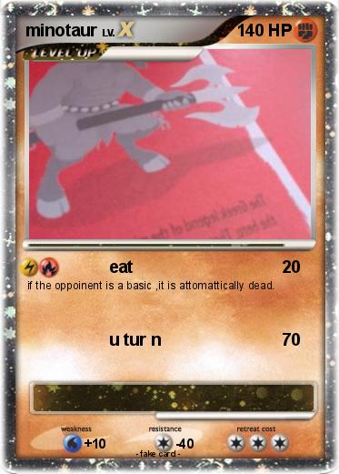 Pokemon minotaur