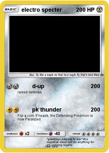Pokemon electro specter
