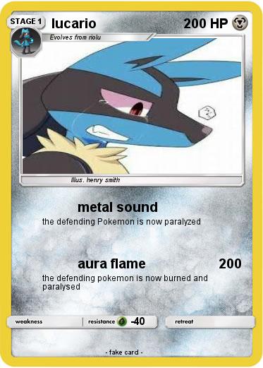 Pokemon lucario