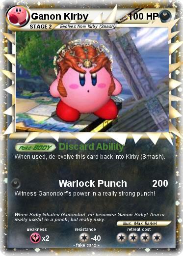 Pokemon Ganon Kirby