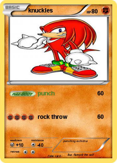 Pokemon knuckles