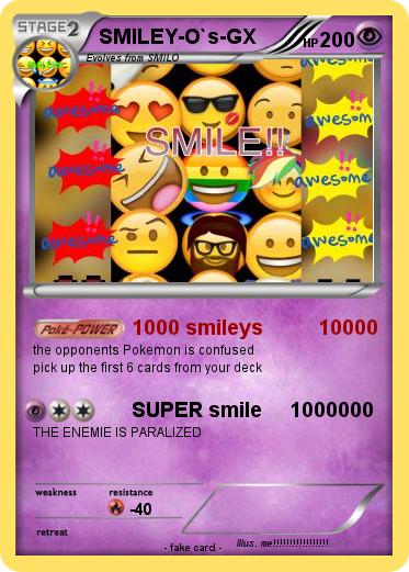 Pokemon SMILEY-O`s-GX