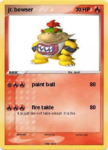 Pokemon jr. bowser