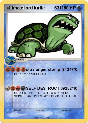 Pokemon ultimate lord turtle        6311 