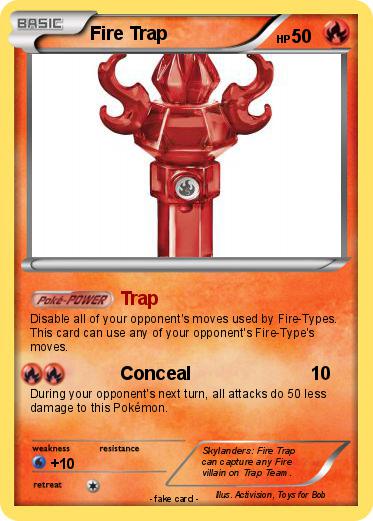 Pokemon Fire Trap