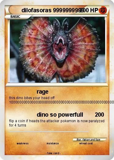 Pokemon dilofasoras 9999999999