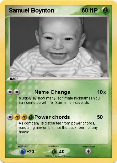 Pokemon Samuel Boynton