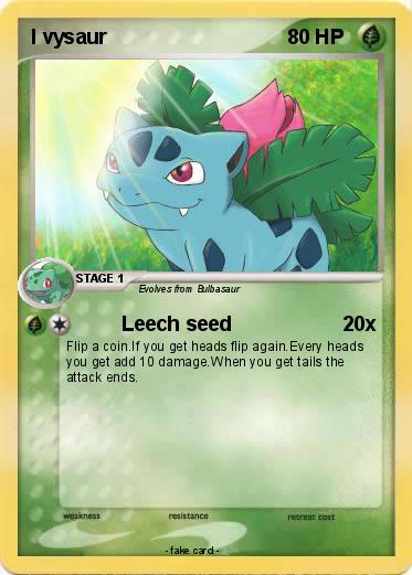 Pokemon I vysaur