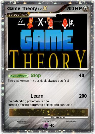 Pokemon Game Theory