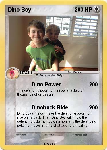 Pokemon Dino Boy