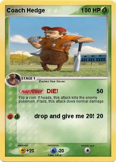 Pokemon Coach Hedge