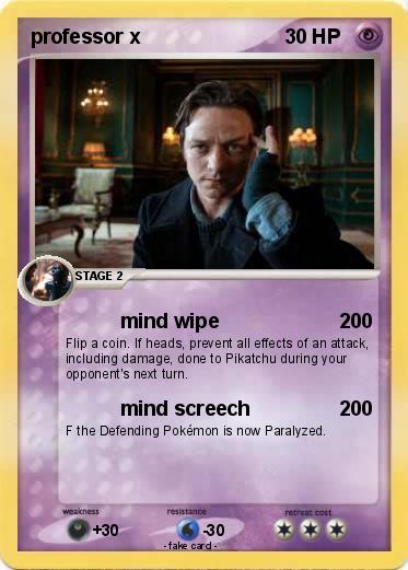 Pokemon professor x