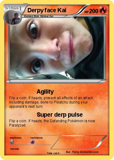 Pokemon Derpy face Kai