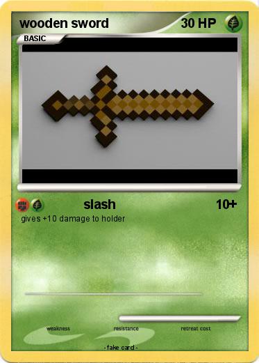 Pokemon wooden sword