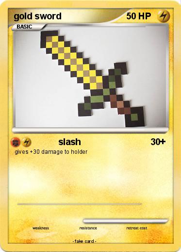 Pokemon gold sword